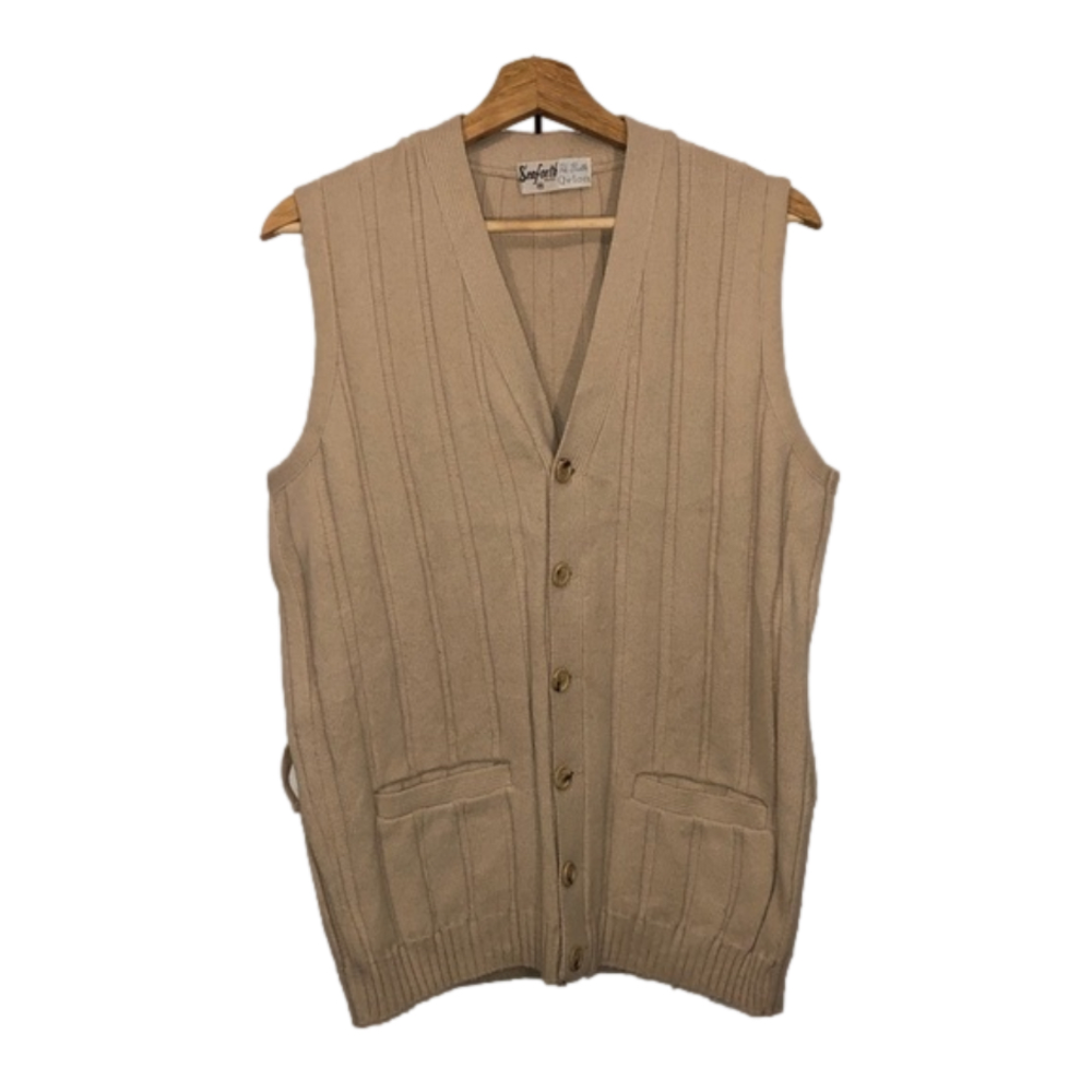 Vintage Sweater Knit  SEAFORTH Vest